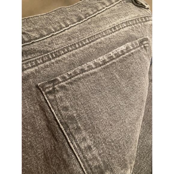 Frame La Garcon Straight Leg Gray Faded Black Ankle Straight Leg Jeans ~ Sz 28 - Picture 10 of 12